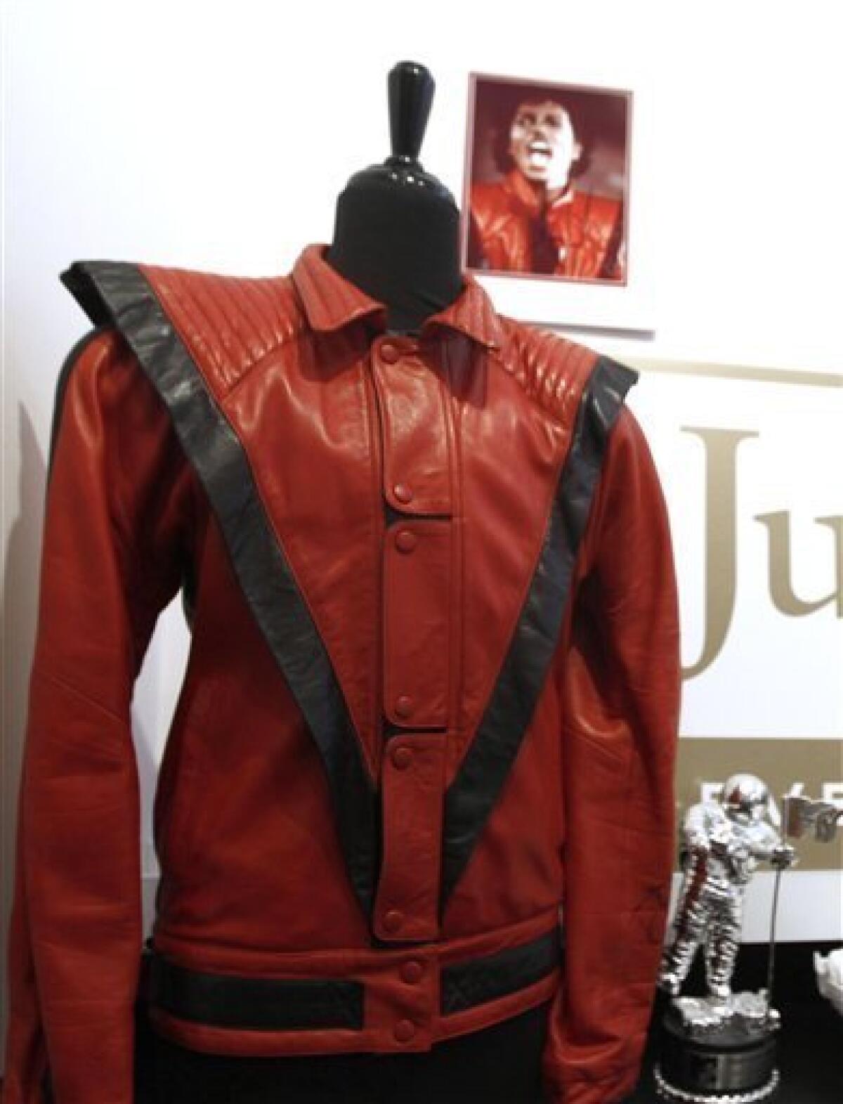 Michael Jackson 'Thriller' jacket fetches $1.8M - The San Diego 